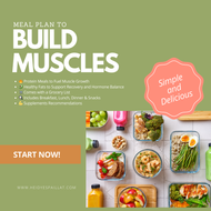 BUILD MUSCLES MEAL PLAN